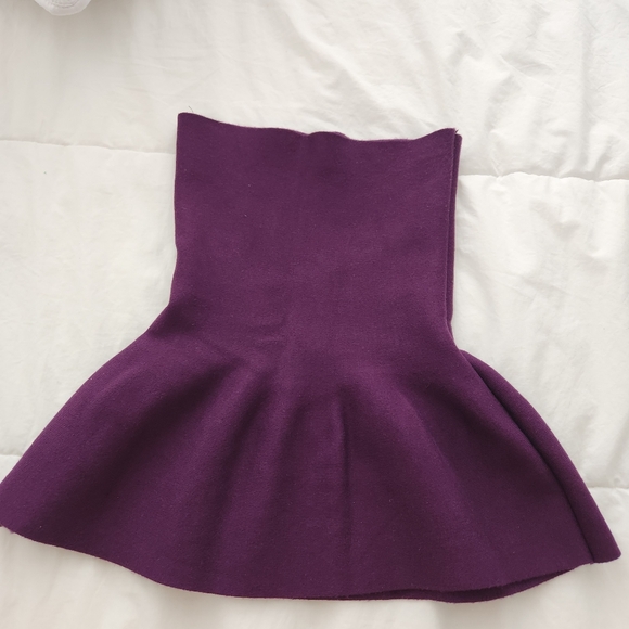 Zara Peplum Knit Top Size S - Picture 12 of 13